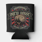 Persoonlijk Brew House Label Bierbrouwerij Bar Pub Blikjeskoeler (Achterkant)