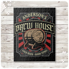 Persoonlijk Brew House Label Bierbrouwerij Bar Pub Legpuzzel