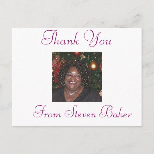 persoonlijk briefkaart (Voorkant)