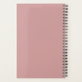 Persoonlijk briefpapier · Dusty Roos Weekly Planner (Achterkant)
