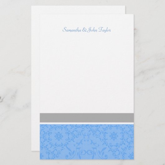 Persoonlijk Briefpapier huwelijk (Voorkant / Achterkant)