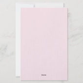 Persoonlijk briefpapier met bloemen voor prep scho (Achterkant)