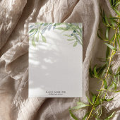 Persoonlijk briefpapier met botanische monogram