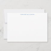 Persoonlijk briefpapier met kreeftstreeppatroon notitiekaartje (Voorkant)