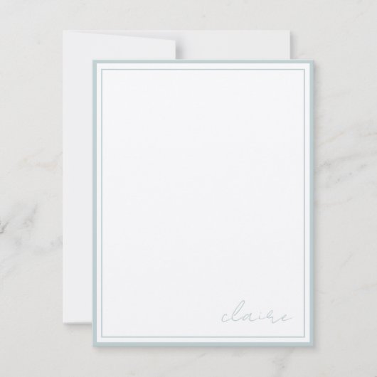 Persoonlijk briefpapier met vintage notities (Voorkant)