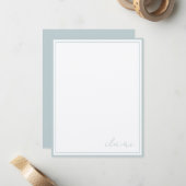 Persoonlijk briefpapier met vintage notities (Voorkant / Achterkant in situ)