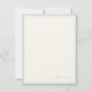 Persoonlijk briefpapier met vintage notities