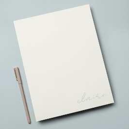 Persoonlijk briefpapier met vintage notities