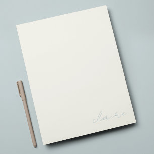 Persoonlijk briefpapier met vintage notities