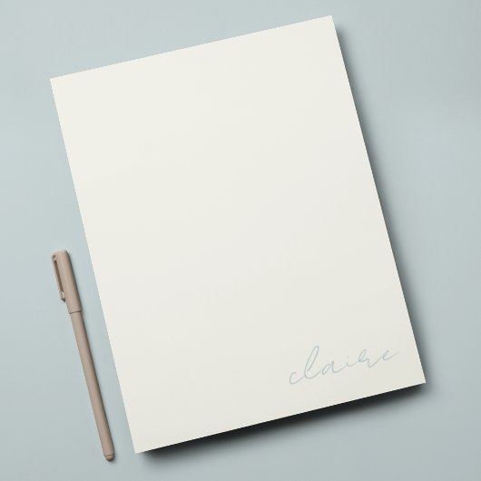 Persoonlijk briefpapier met vintage notities