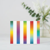 Persoonlijk briefpapier: Regenboog Kaart (Staand voorkant)