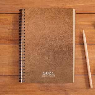 Persoonlijk briefpapier · Versleten leer 202x per Planner