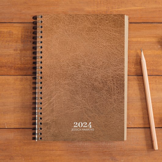 Persoonlijk briefpapier · Versleten leer 202x per Planner