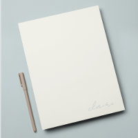 Persoonlijk briefpapier vintage