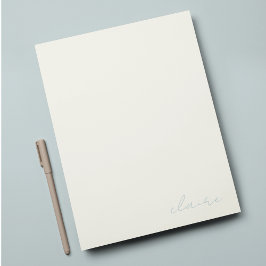 Persoonlijk briefpapier vintage bedankkaart