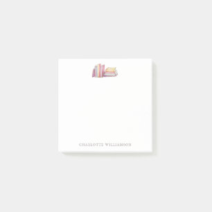 Persoonlijk briefpapier voor boekenliefhebbers wat post-it® notes