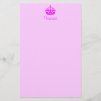 Persoonlijk briefpapier voor prinsessen