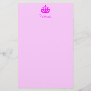 Persoonlijk briefpapier voor prinsessen