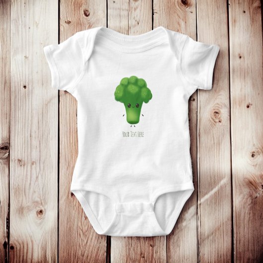 Persoonlijk Broccoli Naam Lief Baby Outfit Romper