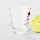 Persoonlijk Bruid Geschenk Met Naam Shot Glas (Links)