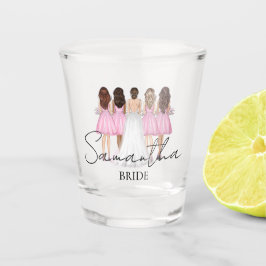Persoonlijk Bruid Geschenk Met Naam Shot Glas