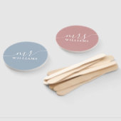 Persoonlijk Bruid of Bruidegom Mr Mevrouw Huwelijk Handwaaier (Niet-gemonteerd)