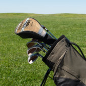 Persoonlijk bruid van de vader whiskey vat golfheadcover (Insitu)