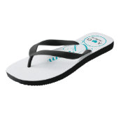 Persoonlijk Bruidegom (blauw) Teenslippers (Schuin)