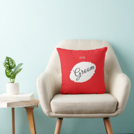Persoonlijk Bruidegomkussen – Moderne Decoratie Kussen