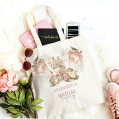 Persoonlijk Bruids elegant Thee Feest Tote Bag