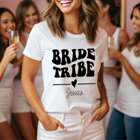 Persoonlijk Bruidsfeest Bruid Stammen T-shirt