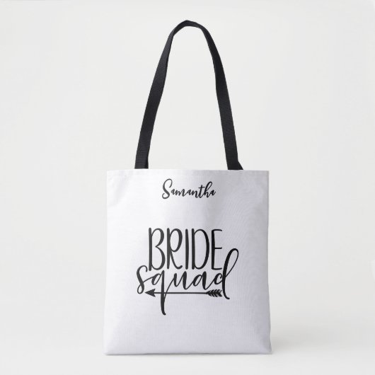 Persoonlijk Bruidsgezelschap Tote Bag (Voorkant)