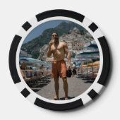 Persoonlijk Bruidsjonker Cadeau Golf Marker Foto Poker Chips (Achterkant)