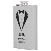 Persoonlijk Bruidsjonker Cadeau Heupfles (Links)