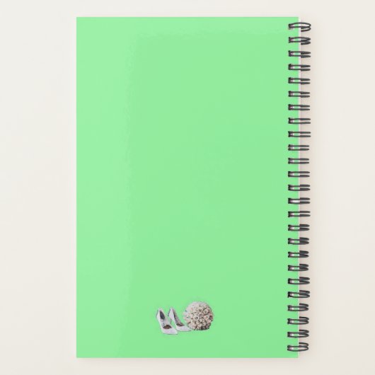 Persoonlijk Bruidsmeisje Bloemstuk Cadeau Planner (Achterkant)