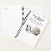 Persoonlijk Bruidsmeisje Geschenk met Bloemen Planner (Display)