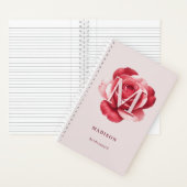 Persoonlijk Bruidsmeisje Geschenk Roze Notitieboek (Binnen)