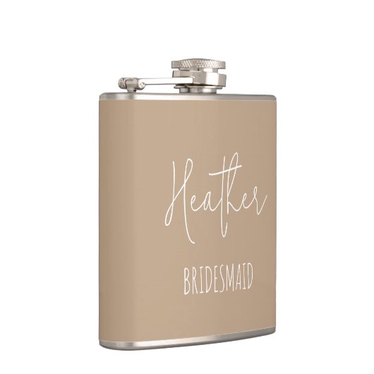 Persoonlijk bruidsmeisje huwelijksfeest cadeau heupfles (Rechts)