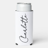 Persoonlijk Bruidsmeisje Voorstel Cadeau Meisjesre Seltzer Blikjeskoeler (Seltzer Voorkant)