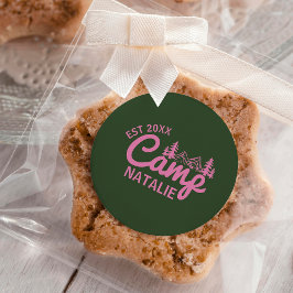 Persoonlijk Bruidsmeisjes Kamp Bruidsfeest Activit Ronde Sticker