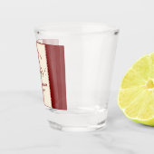 Persoonlijk bruidsmeisjesfeest shotglas shot glas (Rechts)