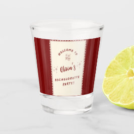 Persoonlijk bruidsmeisjesfeest shotglas shot glas