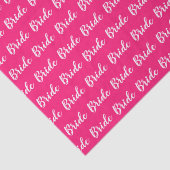 Persoonlijk BruidsPatroon voor vrijgezellenfeest Tissuepapier (Detail)