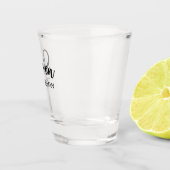 Persoonlijk bruiloftsfeest shotglas cadeau shot glas (Rechts)