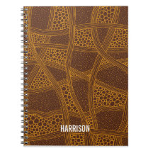 Persoonlijk bruin en beige abstract patroon