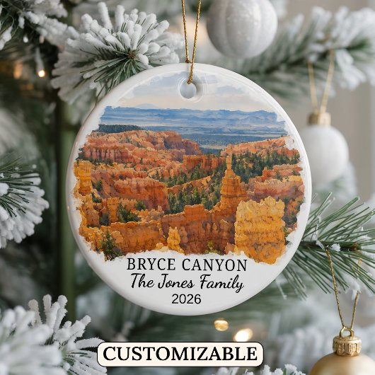 Persoonlijk Bryce Canyon National Park, Utah Keramisch Ornament