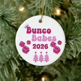 Persoonlijk Bunco Babe Jaarlijks Ornament