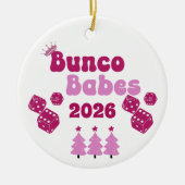 Persoonlijk Bunco Babe Jaarlijks Ornament (Voorkant)