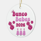 Persoonlijk Bunco Babe Jaarlijks Ornament (Links)