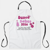Persoonlijk Bunco Babe Schort (Voorkant)
